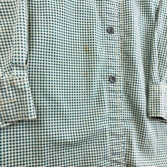 CALVINâKLEINâPlaid ButtonâDownâShirtâTop - Picture 5 of 7